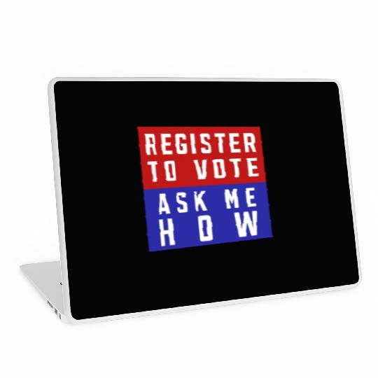 Midterm Election Voter 2022, Register To Vote Ask Laptop Skins