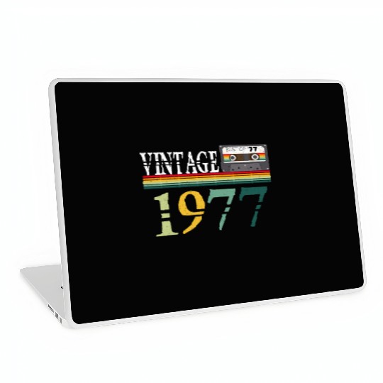 1977 Vintage Vintage Retro Birthday Gift Laptop Skins