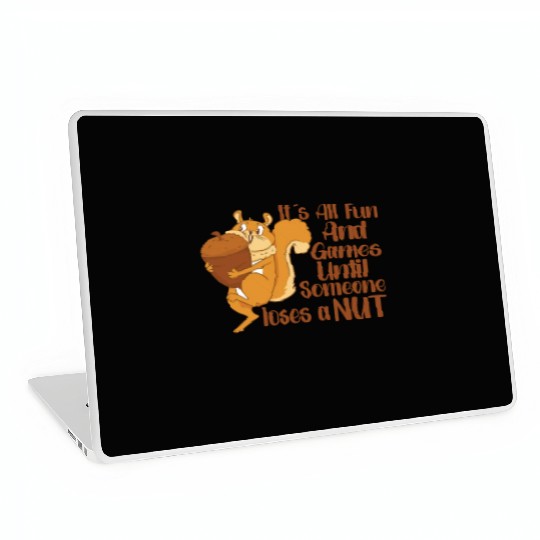Funny Squirrel Fan Squirrel Lover Chipmunk Addict Laptop Skins