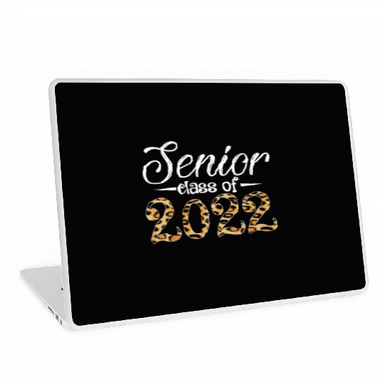 Senior Class Of 2022 Leopard Print Laptop Skins