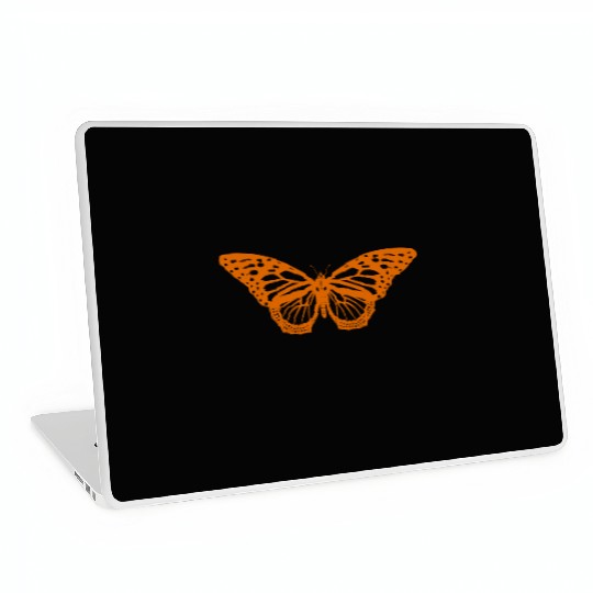 Monarch Butterfly Solo Knockout Laptop Skins