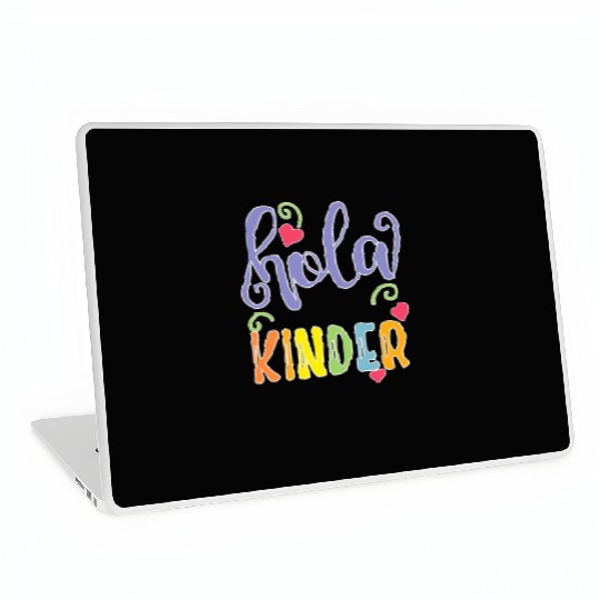 Hola Kinder Spanish Teacher Equipo Laptop Skins