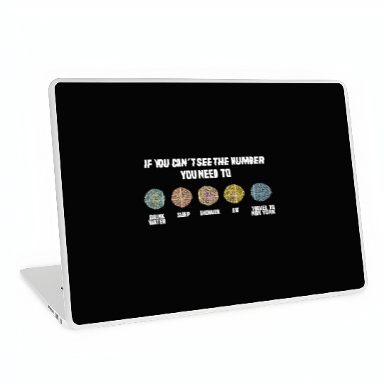 Ishihara Numbers - Travel To New York Laptop Skins