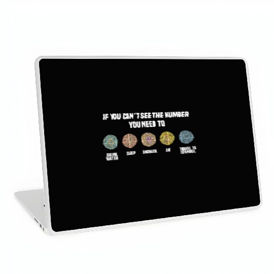 Ishihara Numbers - Travel To Istanbul Laptop Skins