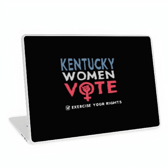 Kentucky Women Vote Voter 2022 Election Feminist Laptop Skins