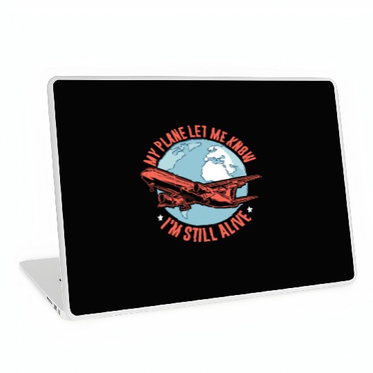 Airline Pilot Pun Aircraft Pilot Laptop Skins