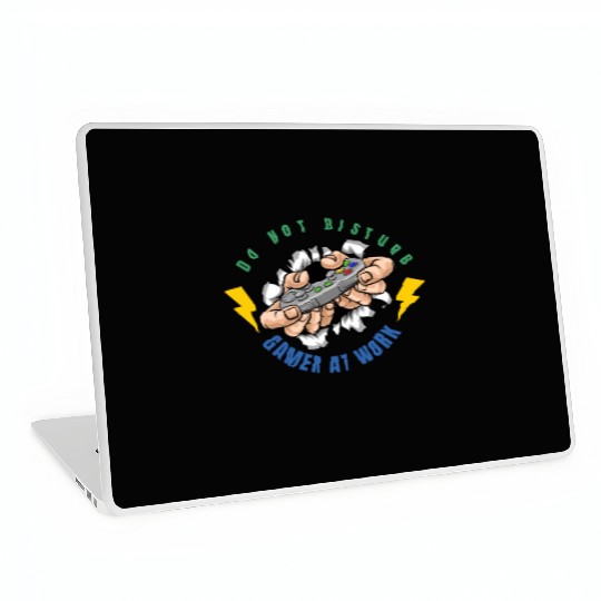 Do Not Disturb Gamer At Work-Gaming Lover Laptop Skins