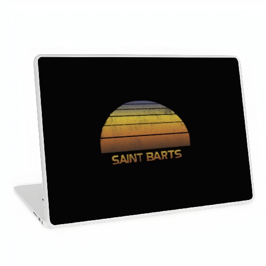Vintage Sunset Family Vacation Souvenir Saint Laptop Skins