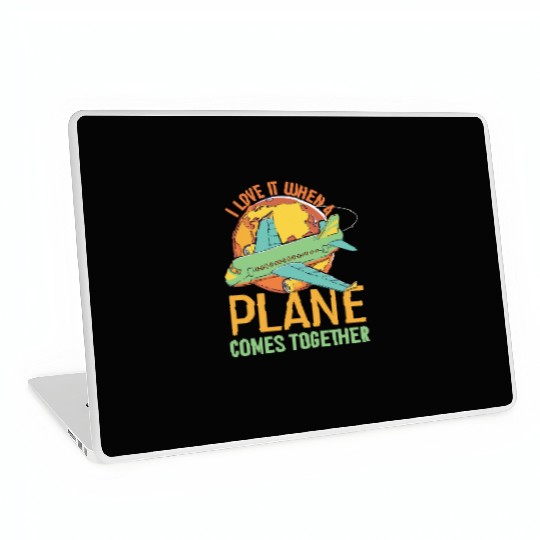 Airline Pilot Plane Comes Together Aircraft Pun Laptop Skins