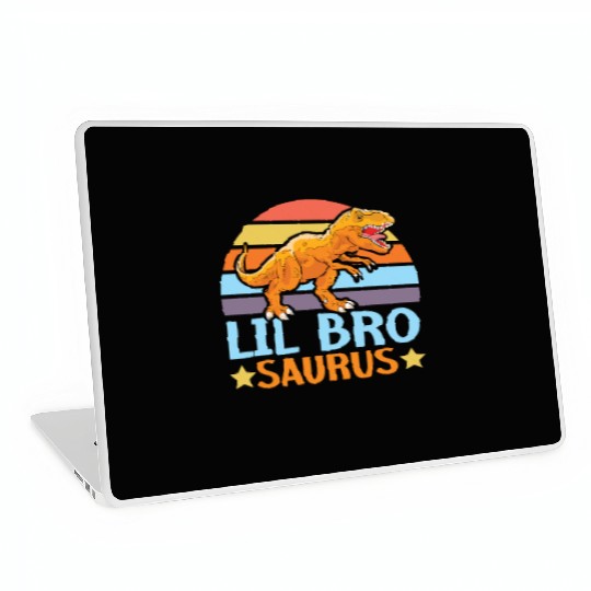 Lil Bro Saurus Best Bro Ever Brotherhood Dinosaur Laptop Skins