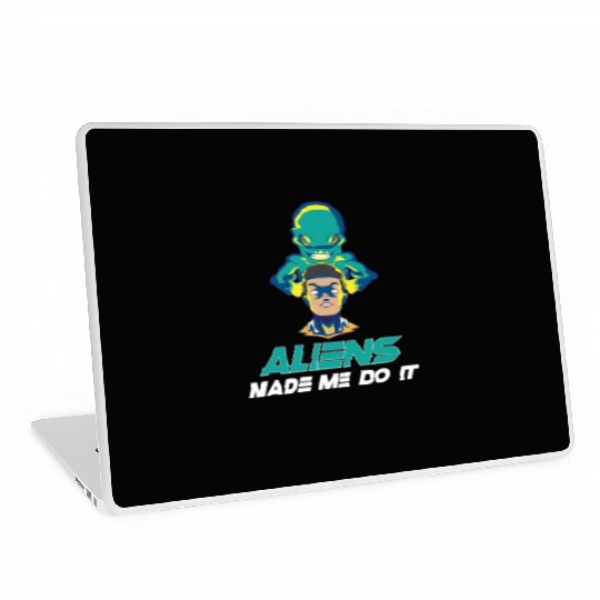 Alien Extraterrestrial Area 51 UFO Space Geek Gift Laptop Skins