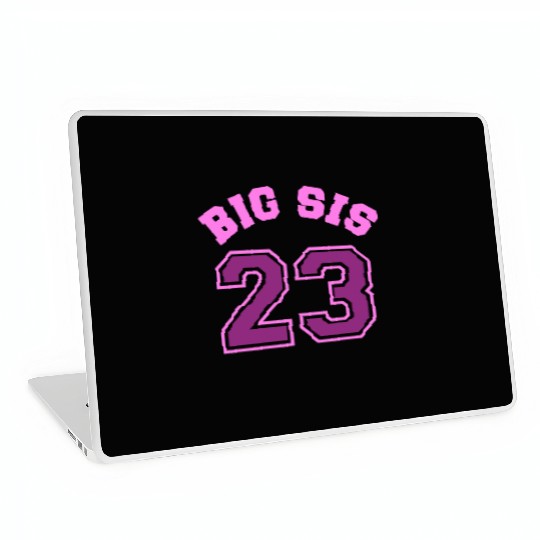 Big Sis 2023 - Big Sister Baby Family Birth Girl Laptop Skins