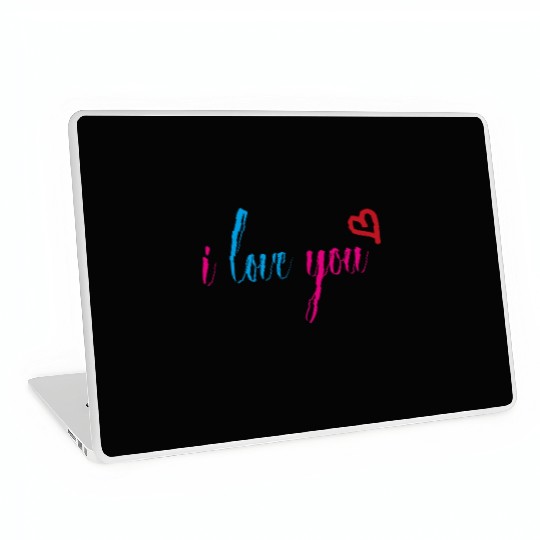 i love you Laptop Skins