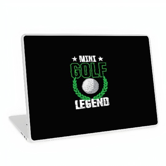 Funny Goofy Mini Golf Quotes Putt Putt Legend Laptop Skins