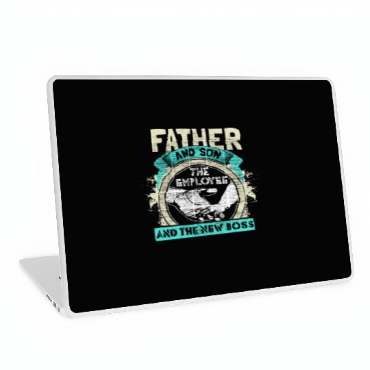 Father & Son Newborn Dad Gift Laptop Skins