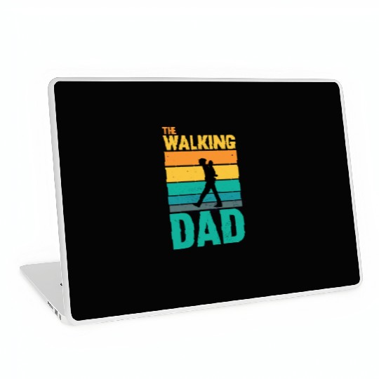 The Walking Dad Retro Laptop Skins