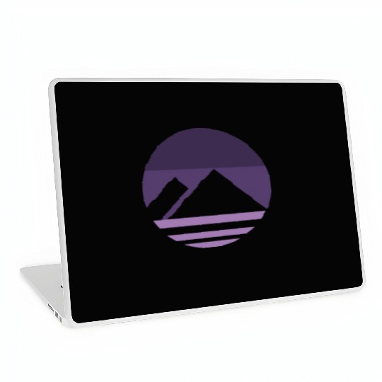 Purple Mountain Aesthetic Nature Grunge Laptop Skins