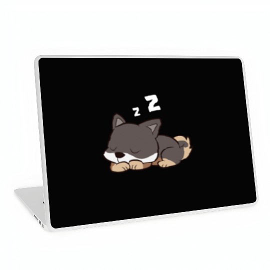 Shikoku Dog Sleeping Kochi-Ken Dog Japan Shikoku Laptop Skins