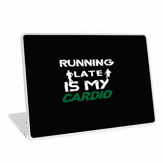Running Lover Quote Cardio Exercise Laptop Skins