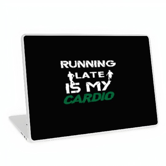 Running Lover Quote Cardio Exercise Laptop Skins