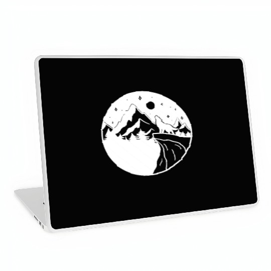 Wolf on the Mountain Laptop Skins