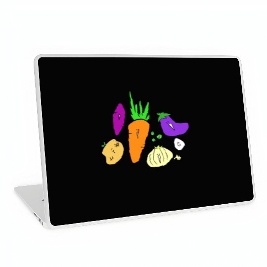 Vegetable friends Laptop Skins