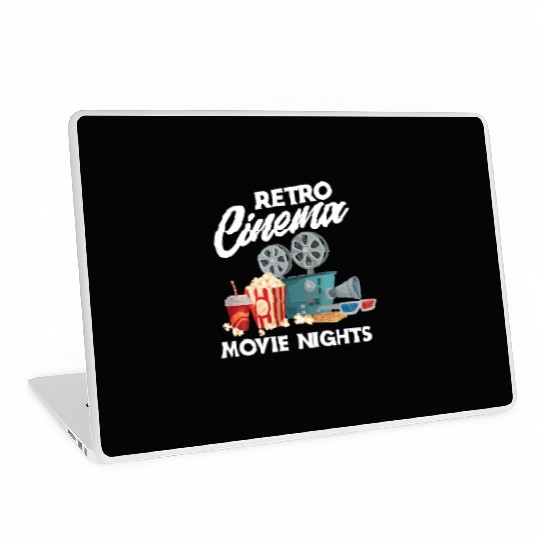 Retro Film Movie Lover Movie Fan Laptop Skins