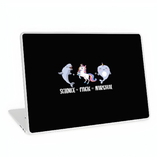 Science Magic Narwhal Unicorn Of The Sea Animal Laptop Skins