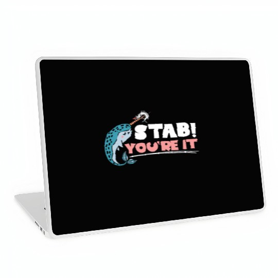 Stab You're It Narwhal Unicorn Of The Sea Animal Laptop Skins