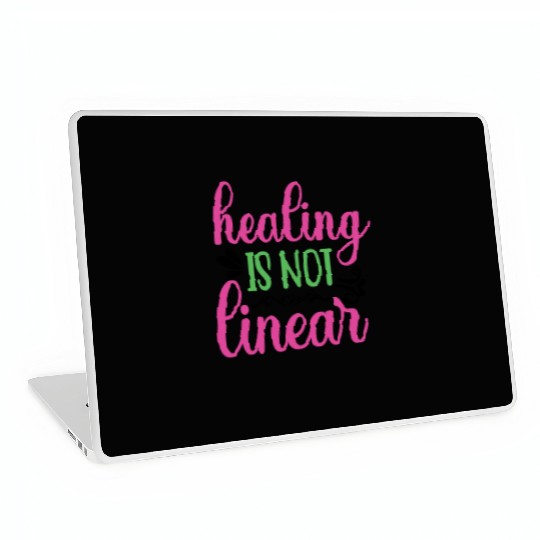 Healing-is-not-linear Mental Health Matter Laptop Skins