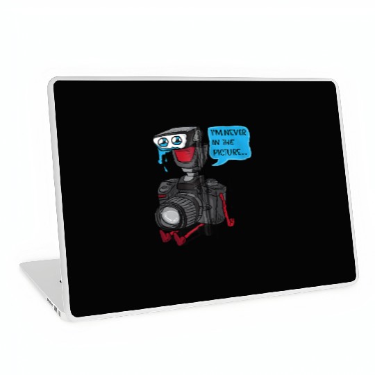 Sad Photo Camera Crying Photographer Joke Gift Pho Laptop Skins