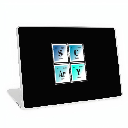 Scary | Periodic Table of Elements Laptop Skins