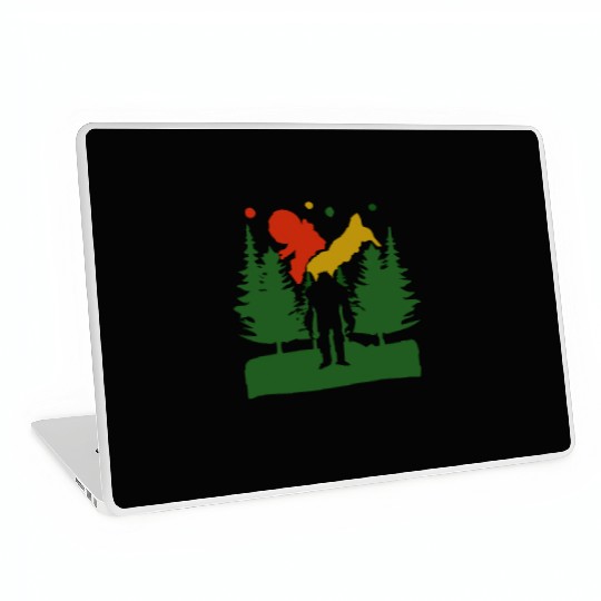 Retro Vintage I Believe Big Foot Lover Bigfoot Laptop Skins