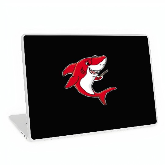 Teacher shark .. school student lessons enrollment Laptop Skins
