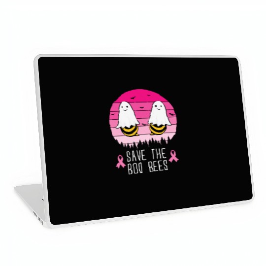 Save the Boo Bees Breast Cancer Awareness Laptop Skins