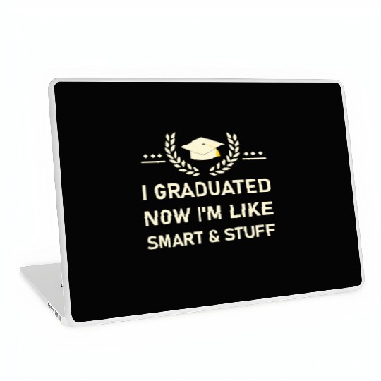 Funny College High School Graduation Gift Senior Laptop Skins