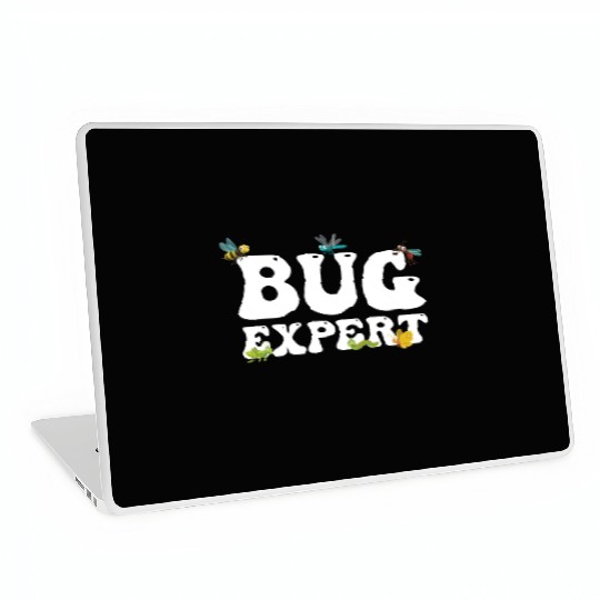 Bug Expert Entomology Insect Catching Groovy Laptop Skins