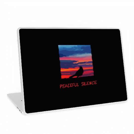 Peaceful Silence Laptop Skins