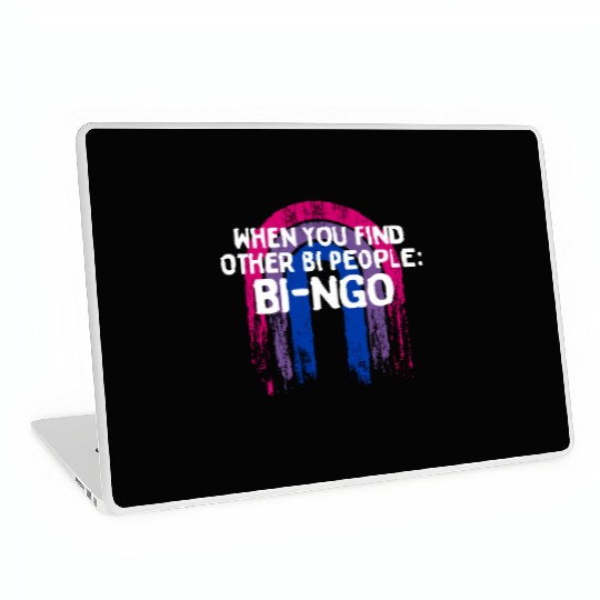 Other Bi People Bi-ngo Bisexual LGBTQ Bi Pride Laptop Skins