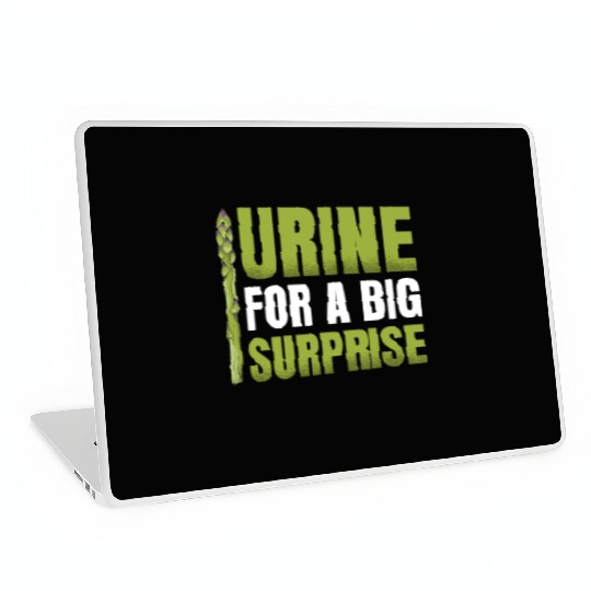 Urine For A Big Surprise Vegetable Vegan Asparagus Laptop Skins