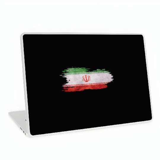 Iran - national flag, brush effect Laptop Skins