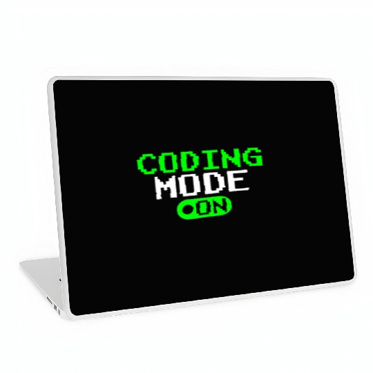 Coding Mode On Programmer Coder Sayings Code Laptop Skins
