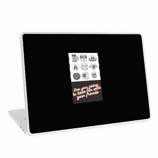 chill Rum with your friends Laptop Skins