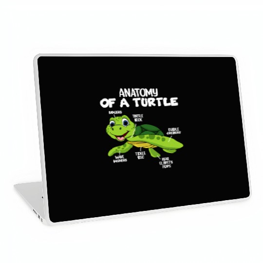 Anatomy Of A Turtle Laptop Skins