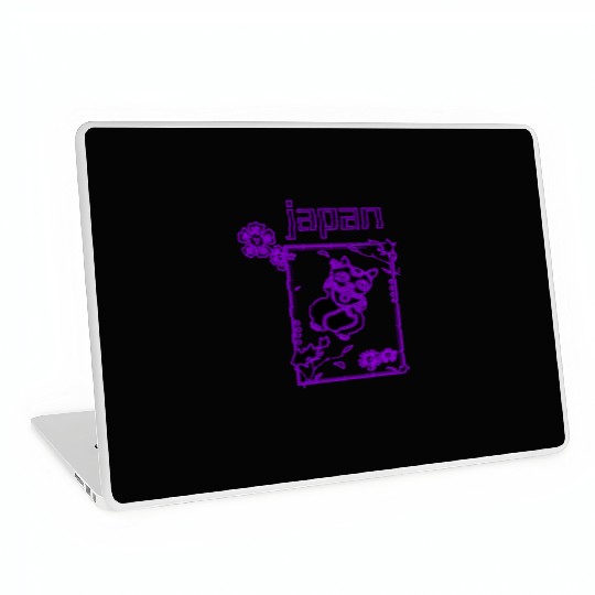 Japan Neon lucky Cat Laptop Skins