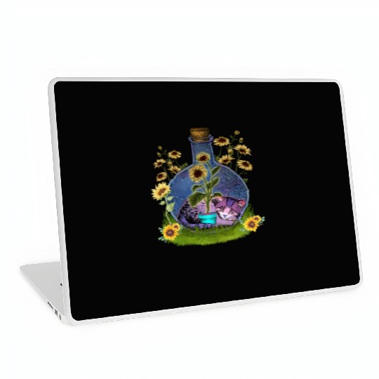 Cat Nap In A Jar Laptop Skins