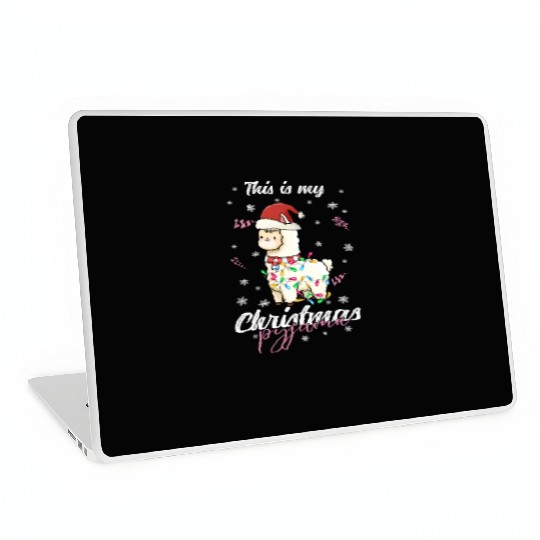 Winter Christmas Pyjama Llama Laptop Skins