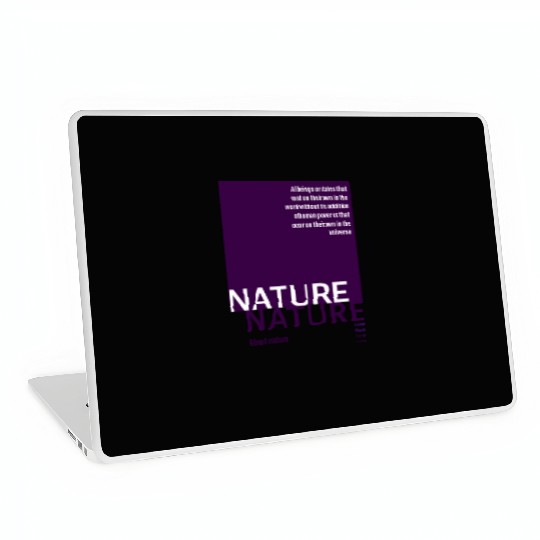 About nature-purple Laptop Skins