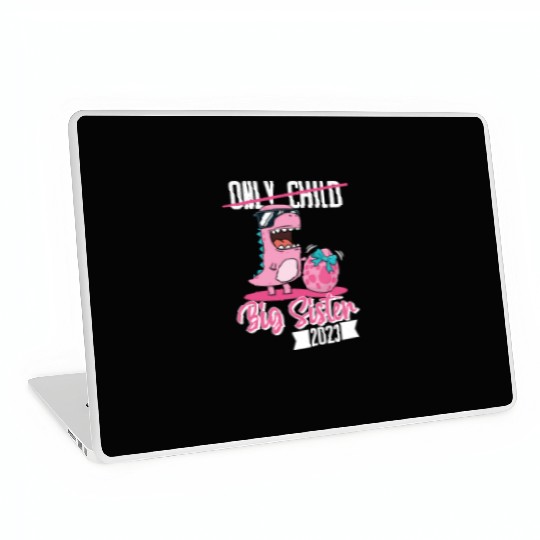 Only Child Big sister 2023 pregnancy baby girls Laptop Skins