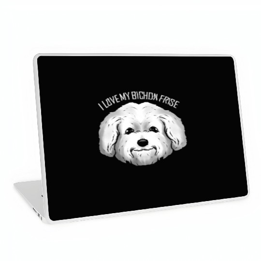 Dog Lover - I Love My Bichon Frise Laptop Skins